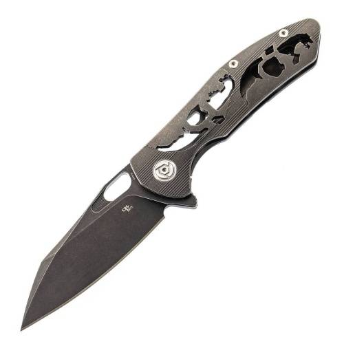 5891 ch outdoor knife CH3515 Black фото 4