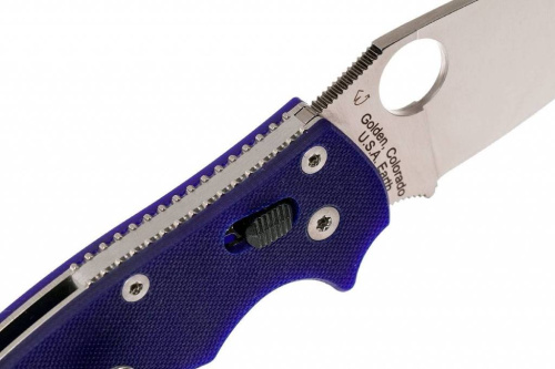 Складной нож Spyderco Manix 2 Blue 101GPDBL2 фото 9 Складной нож Spyderco Manix 2 Blue 101GPDBL2 фото 9