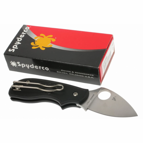 Складной нож Spyderco Squeak 154PBK фото 9